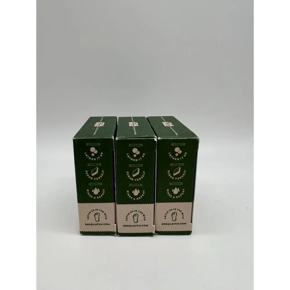 Dr. Squatch Star Wars Limited Edition Legendary Lather Men's Soap Lot of 3